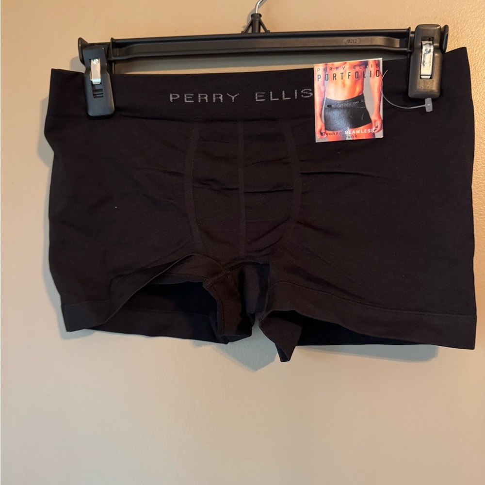 Perry Ellis Black Boxer Briefs Premium Comfort